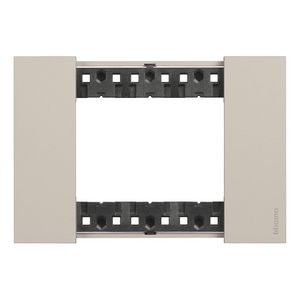 Afdekplaat 3 module zand K4703 LivingNow