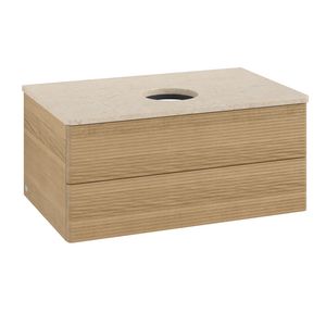 Wastafelonderkast Antao 800x360x500mm Honey Oak K19113HN