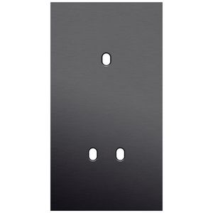 Tweevoudige afdekpl. verticaal 71mm centerafstand een enkelv