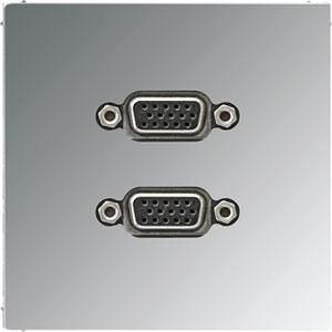 Afdekking glans chroom voor 2xVGA LS990