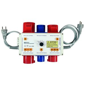 VLP5 Driefase testadapter, 16 A 3 polig, 16/32 A 5 polig CEE