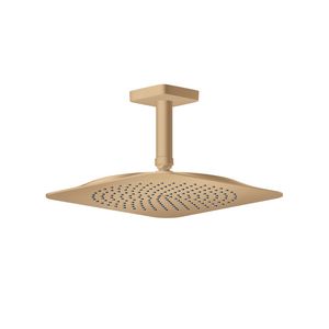 Hoofddouche 270/270 1 straalsoort EcoSmart+ met plafondaansluiting brushed bronze AXOR Citterio-C