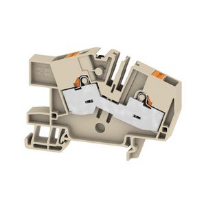 Installatieklem PUSH IN d.beige 6mm2 4 2782450000 VVE=50