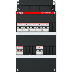 Installatiekast 6x 16A/30mA + HS 1-f