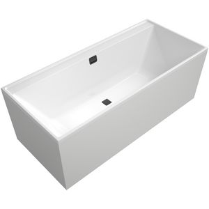 Ligbad Collaro inbouw Black Matt 180x80cm UBA180COR2NV-01