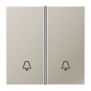 Tastafdekking compleet 2-voudig DCM belsymbool LS ES VVE=10