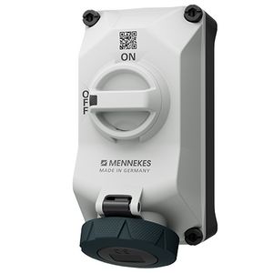 Wandcontactdoos 32A 4-polig  7H 500V IP67 DUO