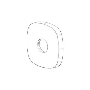 Rozet 58,5x58,5x8,5mm chr