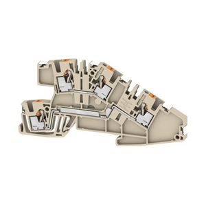 Installatieklem PUSH IN d.beige 2.5mm2 2782570000 VVE=50