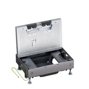 Dekselset metaal rechth.markeerr.+inbouwframe vert.8mod. bet