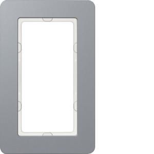 Afdekraam 1,5-v berker Q.7 aluminium gestraald