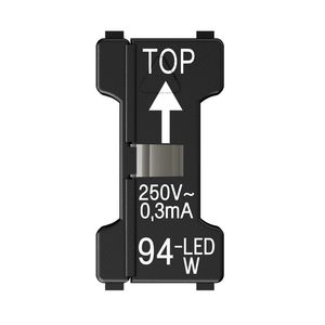 LED opsteeklampje wit 110-250 V. 1,1mA