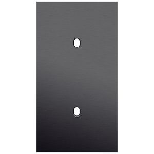 Tweevoudige afdekpl. verticaal 71mm centerafstand twee enkel