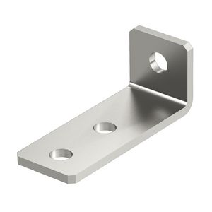 Verbindingshoek 90gr met 3 gaten 105x53x40x4 rvs A2 VVE=10