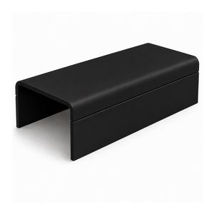Doos a 2st. Systeem25 koppelstuk met bodemstuk 25x13mm zwart
