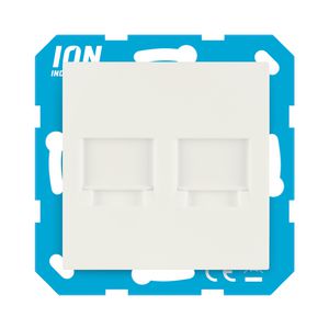 Modular Jack 2-voudig met Centraalplaat E1 t VVE=10
