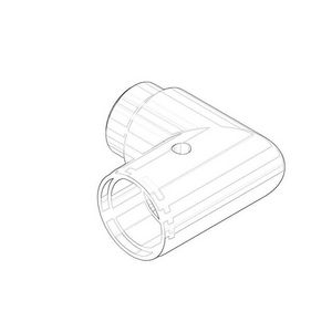 Aansluiting 25,6x45mm chr