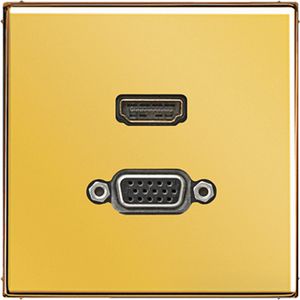 Afdekking goud gelakt v. HDMI/VGA LS990