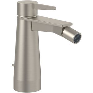 Eengreeps bidetkraan Conum Brushed Nickel Matt