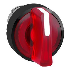 rode verlichte keuzeschakelaar Kop 22mm 3-pos niet Terugveri