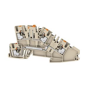 Installatieklem PUSH IN d.beige 2.5mm2 2782660000 VVE=50