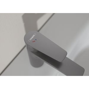 Wastafelmengkraan 1-hendel Talis E CoolStart brushed black chrome 71714340