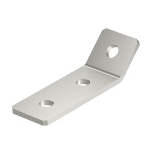 Verbindingshoek 45gr met 3 gaten 103x50x40x4 rvs A2 VVE=10