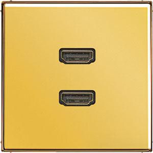 Afdekking goud gelakt voor 2xHDMI LS990