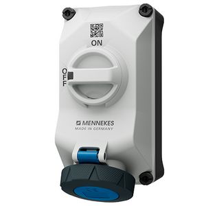 Wandcontactdoos 32A 3-polig  6H 230V IP67 DUO