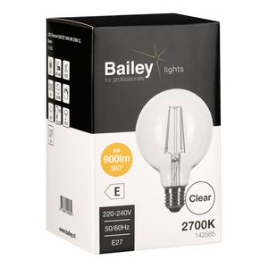 LED-lamp G95 CL FIL E27 DIM 8W (66W) 900lm 827 helder