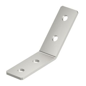 Verbindingshoek 45gr met 4 gaten 101x101x40x4 rvs A2 VVE=10