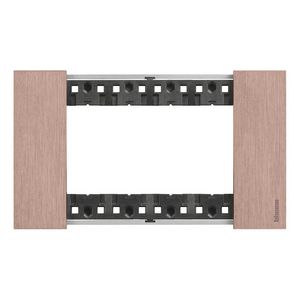 Afdekplaat 4 module copper K4704 LivingNow