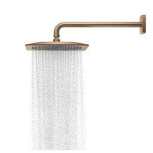 Hoofddouche 270/270 1 straalsoort EcoSmart+ douchearm brushed bronze AXOR Citterio-C