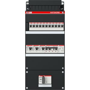 Groepenkast 11 groepen achter 3x 30mA 3-fase 1SPF006907F1765
