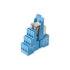 Interfacerelais 2 wisselcontacten 10A 12V DC AgNi