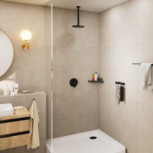 Vernis Blend plafond aansluiting 300mm mat zwart