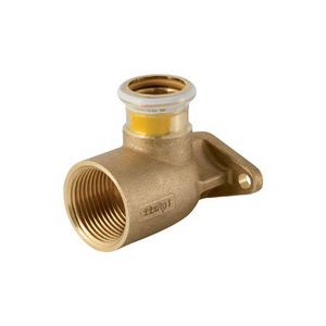 Enkele muurplaat MAPRESS KOPER GAS L=65mm 28x3/4"bn.