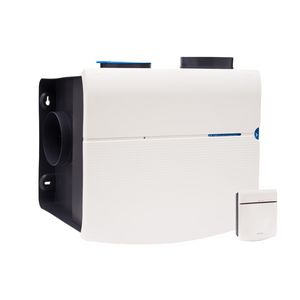 Woonhuisventilator met vochtsensor MVS-15RH CO2B randaarde stekker incl. CO2 bediening
