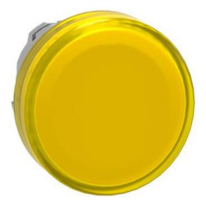 Kop signaallamp Geel Gladde lens Verlicht Led Harmony XB4