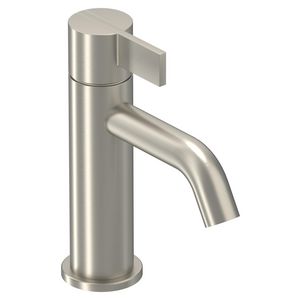 Wastafelmengkraan PACT S-size sprong 105mm coldstart geborsteld nickel