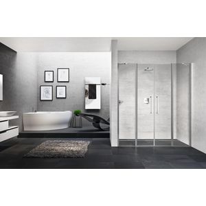 Nisdeur Y22A 1670-1710x2000mm matchroom helder 2xdraaidelen