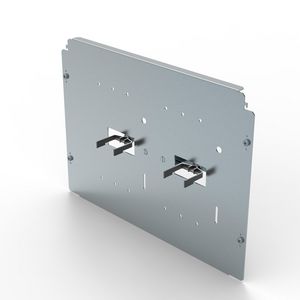 Bevestigingsplaat N/N DPX3 630 24 module met motorbed.Vert.