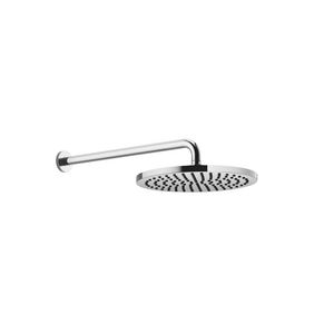 Regendouche 450mm sprong chroom m.wandbevestiging