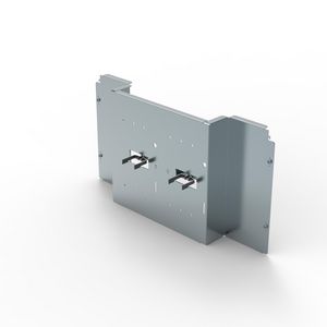 Bevestigingsplaat N/N DPX3 630 36 modulen z. motorbed.Vert.