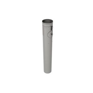 Pijp galva-RVS Ø150/100 1000mm nero 24453