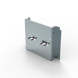 Bevestigingsplaat N/N DPX3 630 24 module z. motorbed.Vert.