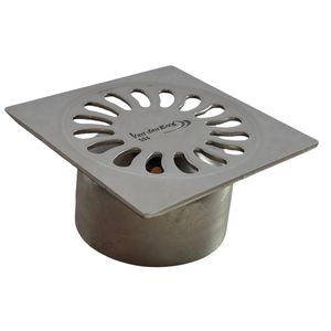 Rooster 82x82x2mm RVS304 v.doucheput 2910