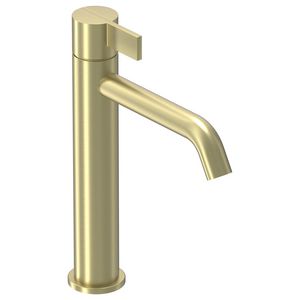 Wastafelmengkraan PACT M-size sprong 149mm coldstart geborsteld mat goud