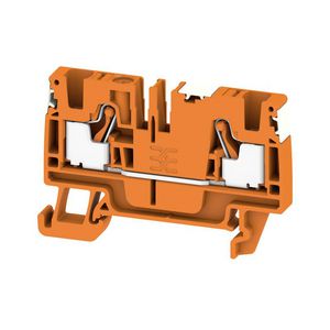 Doorvoerklem oranje 4mm2 32 A 800 V 2799170000 VVE=100