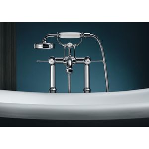 Afbouwdeel AXOR Montreux vrijstaande badmengkraan 2-hendel vloermontage chroom excl. inbouwdeel